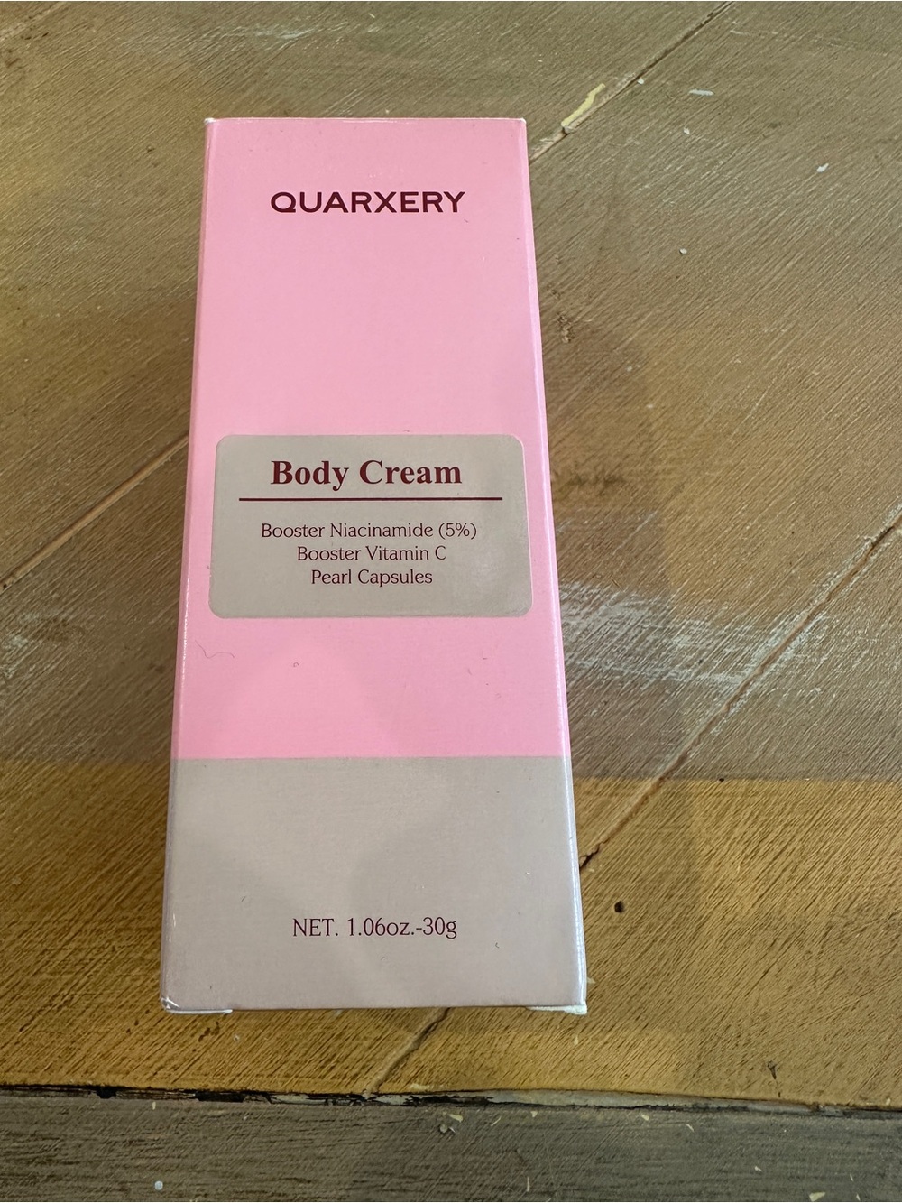 Pink Body Cream with Niacinamide & Vitamin C Boosters
